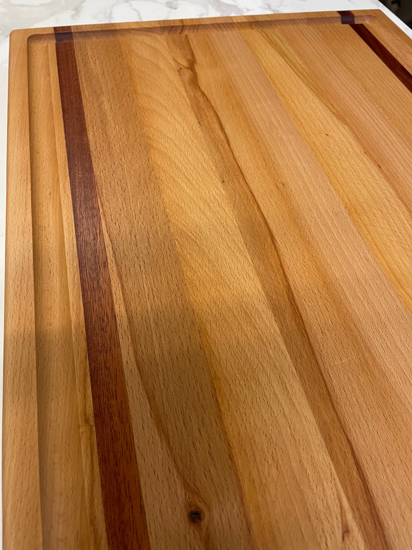 Handmade Extra Large Brisket Carving Board with Juice Groove