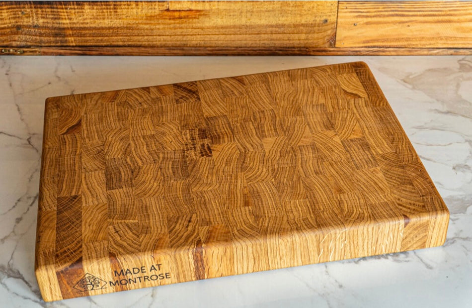 The Montrose Edition — Solid Oak End Grain Chopping Board