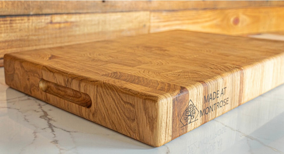 The Montrose Edition — Solid Oak End Grain Chopping Board