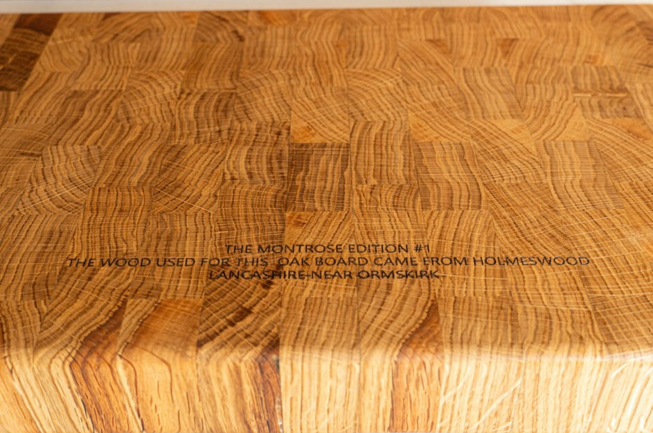 The Montrose Edition — Solid Oak End Grain Chopping Board