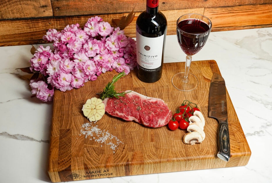 The Montrose Edition — Solid Oak End Grain Chopping Board