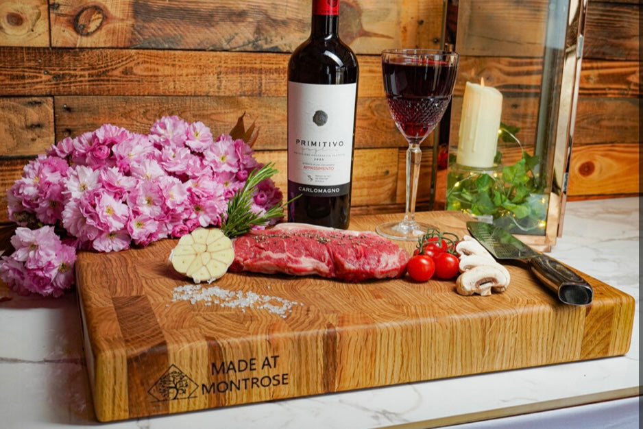 The Montrose Edition — Solid Oak End Grain Chopping Board
